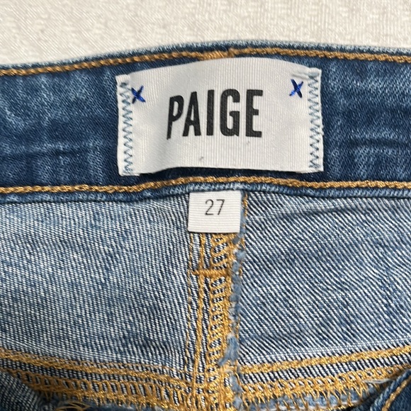 Paige Daryn Distressed Denim Shorts - Picture 3 of 3